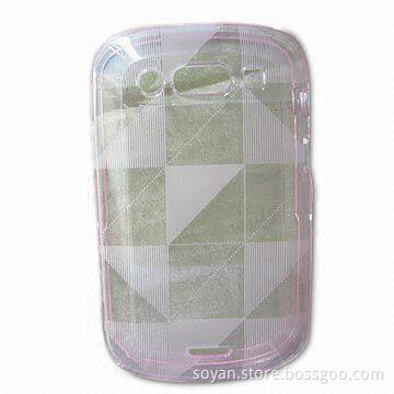 TPU Crystal Case for RIM's BlackBerry Bold 9900, Dust-resistant and Shock Absorbent Feature